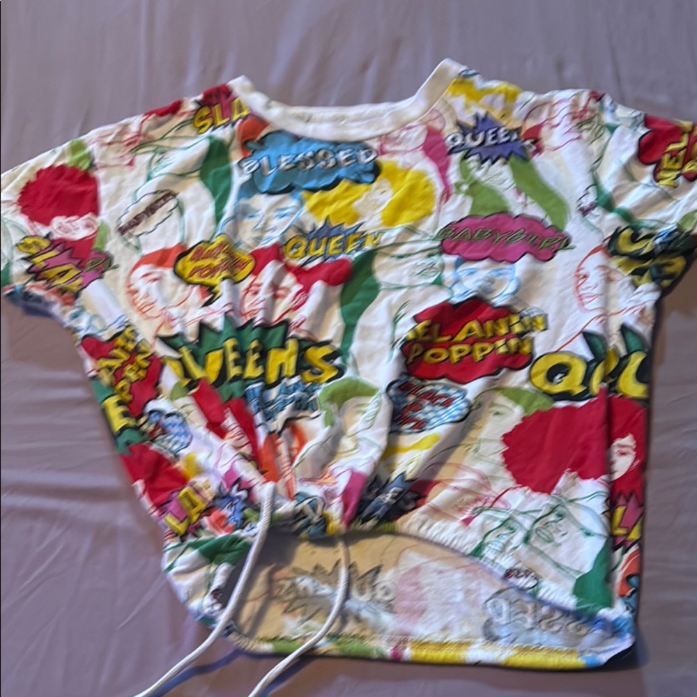 Colorful Graphic Print T-Shirt